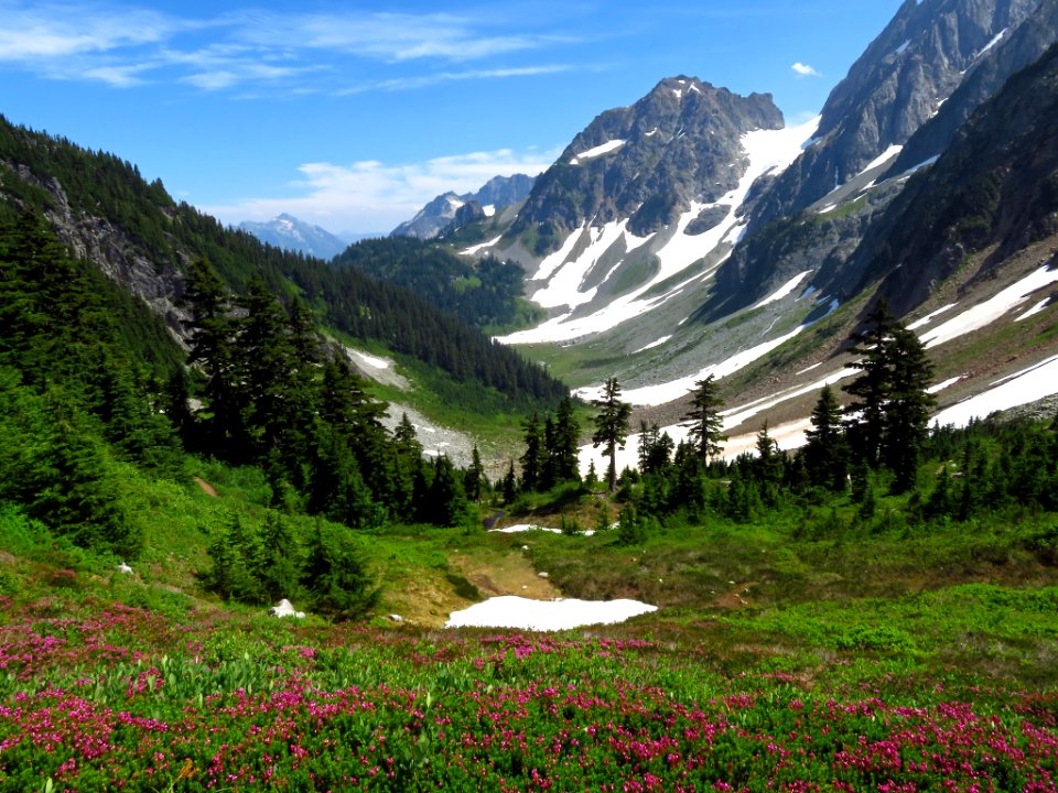 Cascade Pass at North Cascades NP in WA