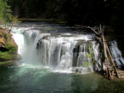 Lower Lewis River Falls in Washington