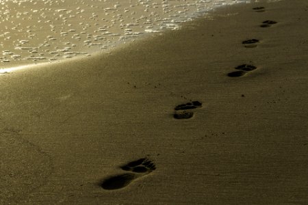 footprints in sand 2
