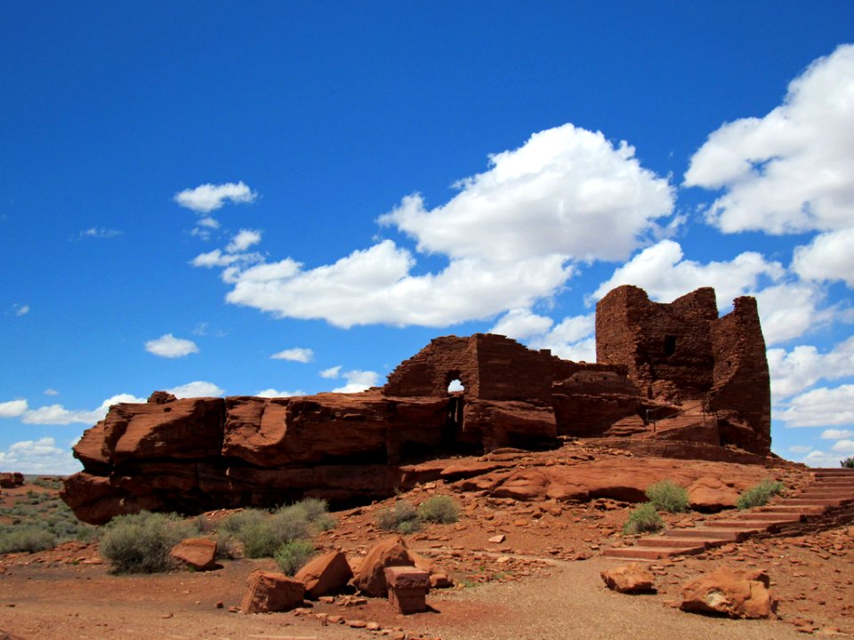 Wukoki Ruin at Wupatki NM in Arizona