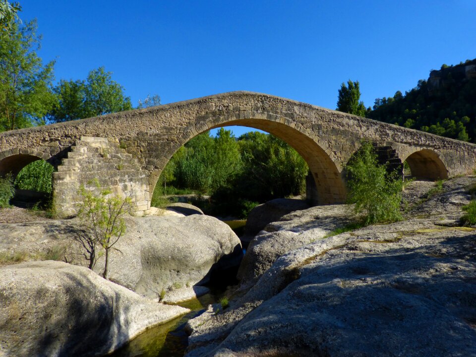 River rocks construction