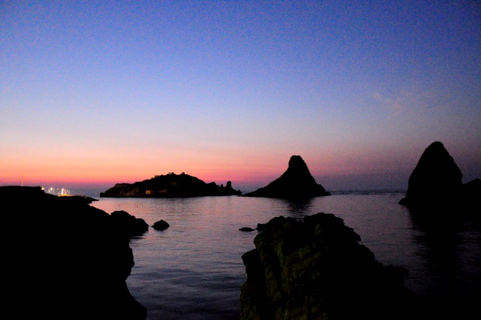 Islands of the Cyclops at Dawn Sicily Italy - Creative Commons by gnuckx