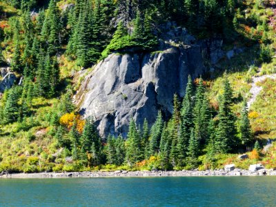 Eunice Lake at Mt. Rainier NP in Washington photo