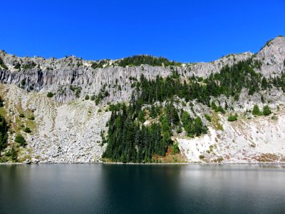 Eunice Lake at Mt. Rainier NP in Washington photo