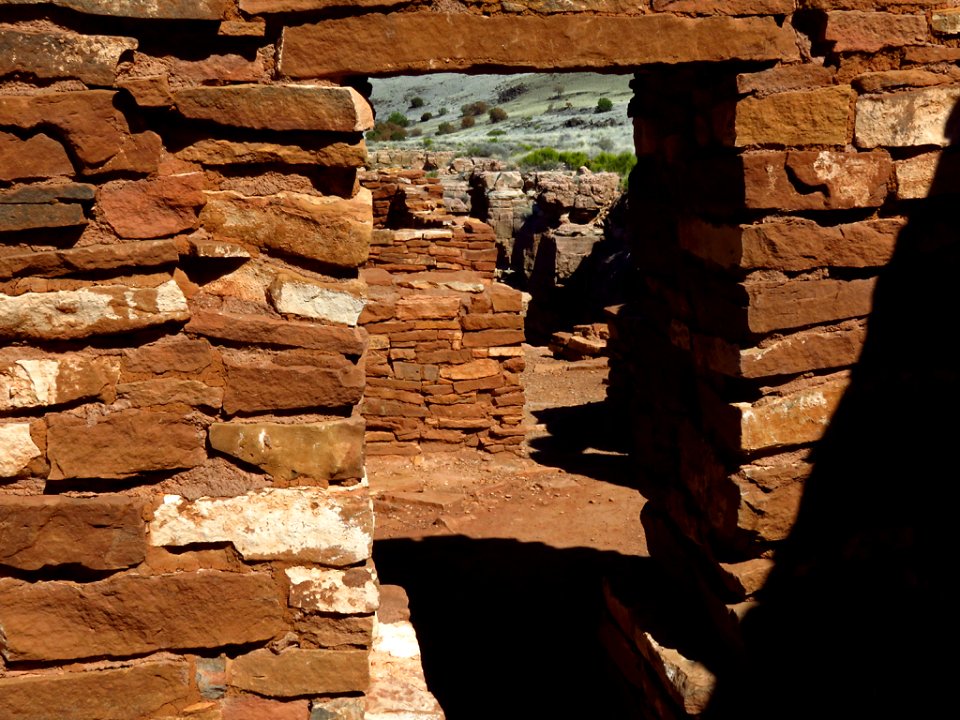 Lomaki Pueblo Ruin at Wupatki NM in AZ