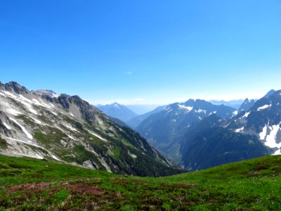 Cascade Pass Trail at North Cascades NP in WA
