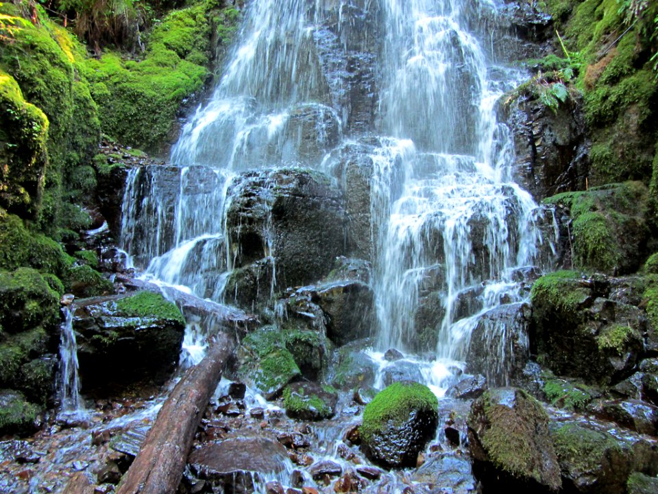 Waterfall at Columbia River Gorge in OR