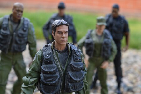 Soldier camouflage male