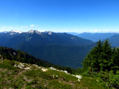 Hidden Lake Trail at North Cascades NP in WA photo