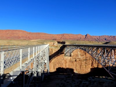 Navajo Bridge at Marble Canyon in AZ