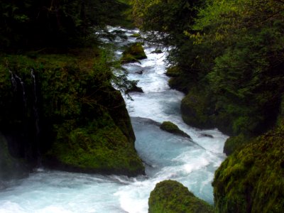 Spirit Falls Trail on Little White Salmon River in WA