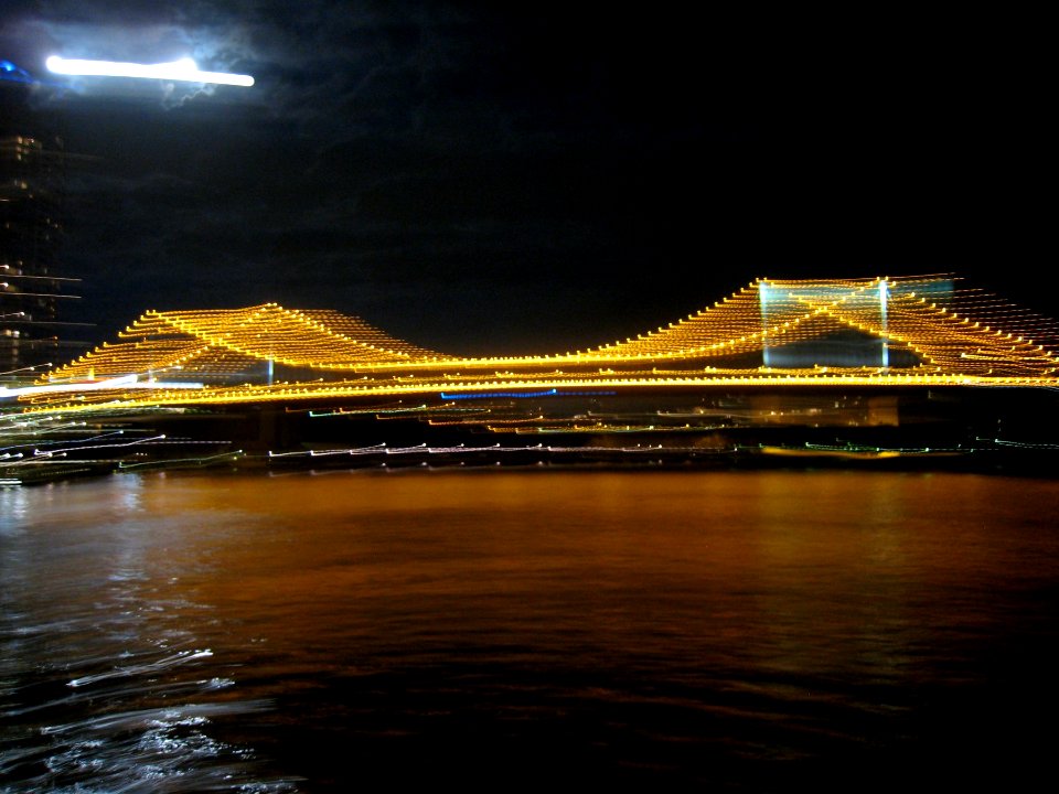 Lightpainted Story Bridge