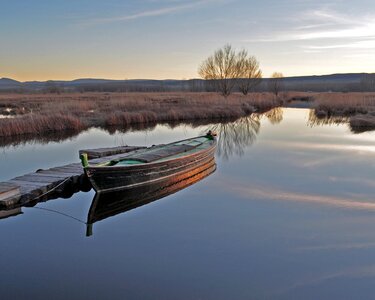 Boat landscape nature