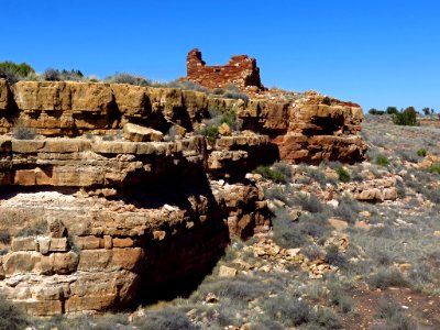 Lomaki Pueblo Ruin at Wupatki NM in AZ