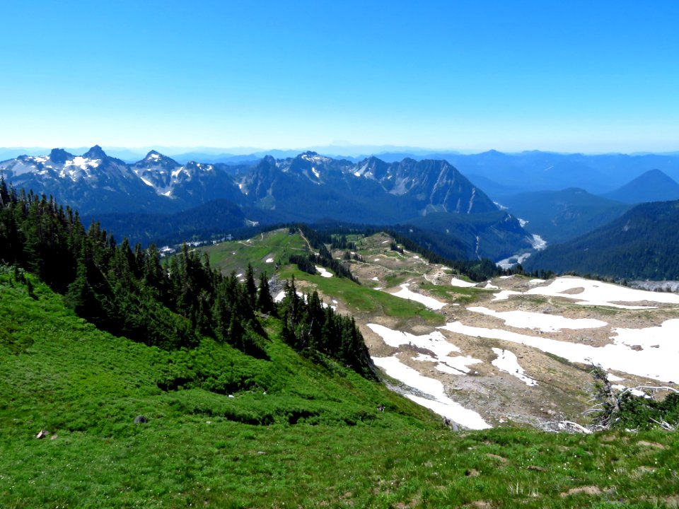 Skyline Trail at Mt. Rainier NP in WA