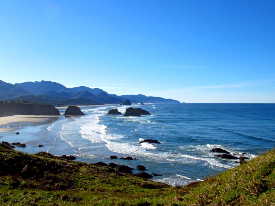 Ecola State Park at Pacific Coast in OR