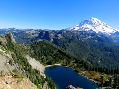 Eunice Lake at Mt. Rainier NP in Washington