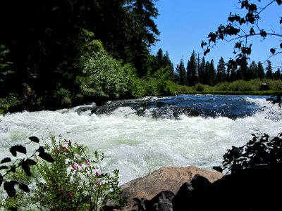 Deschutes River in Central Oregon photo