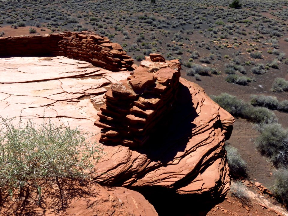 Wukoki Pueblo Ruin at Wupatki NM in AZ