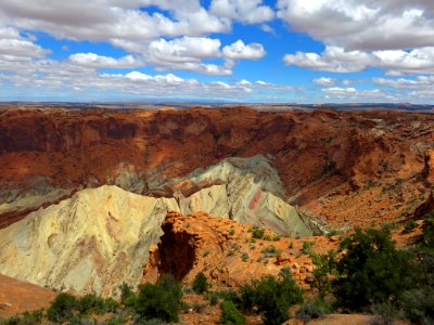 Upheaval Dome at Canyonlands NP in UT