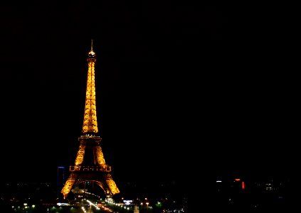 Eifell Tower at night photo