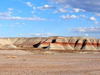 Blue Mesa at Petrified Forest NP in Arizona photo