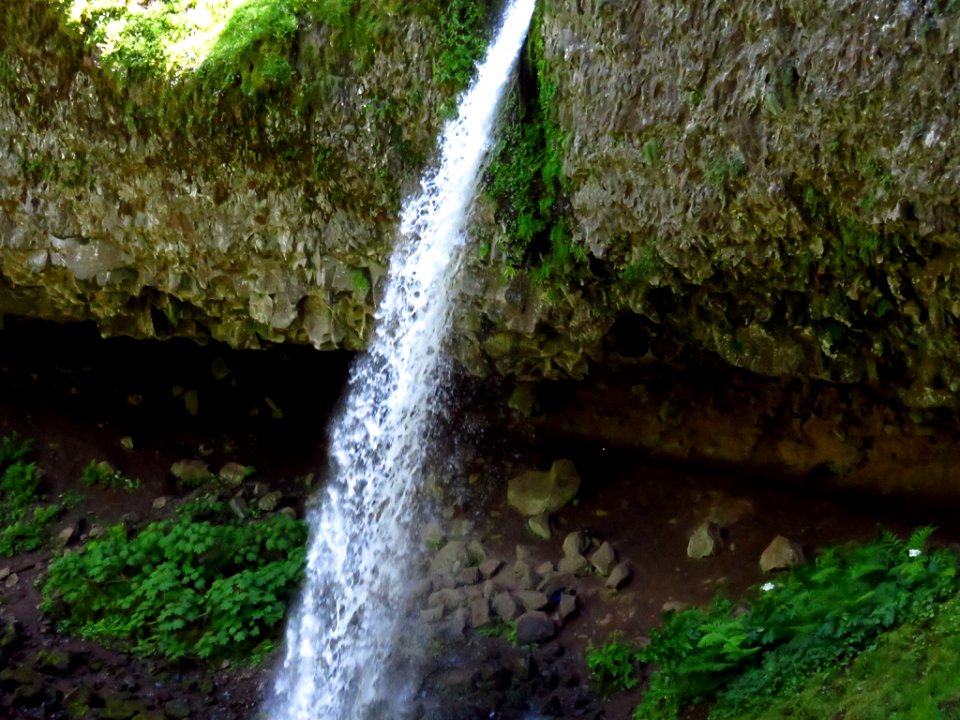 Ponytail Falls at Columbia River Gorge in Oregon