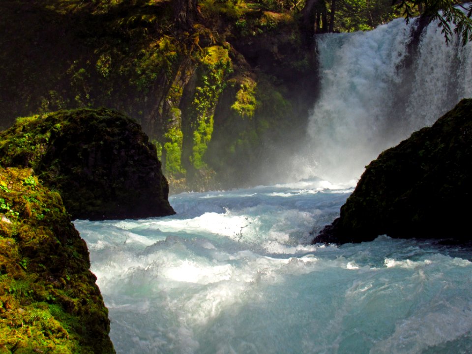Spirit Falls Trail on Little White Salmon River in WA