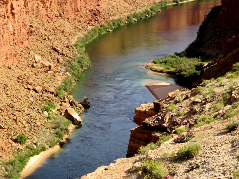 Colorado River at Marble Canyon in Arizona