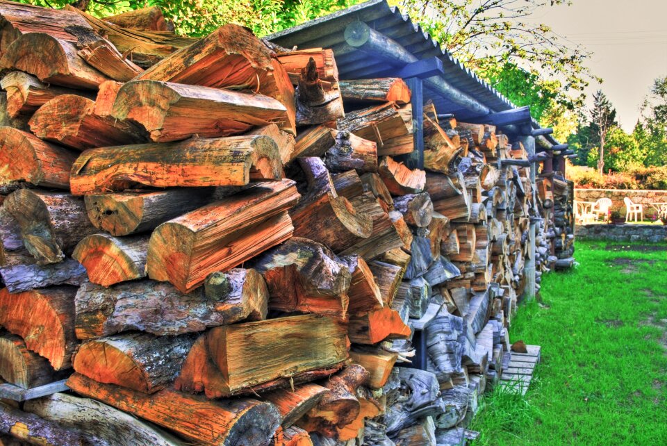 Firewood holzstapel stack