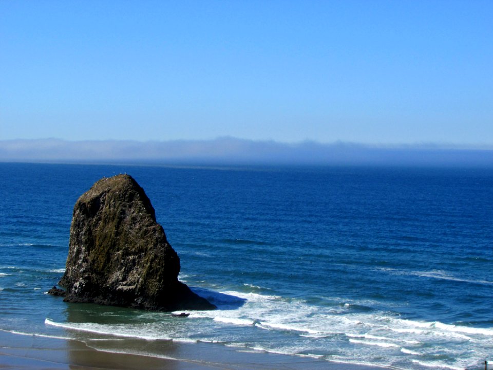Cannon Beach at Pacific Coast in OR