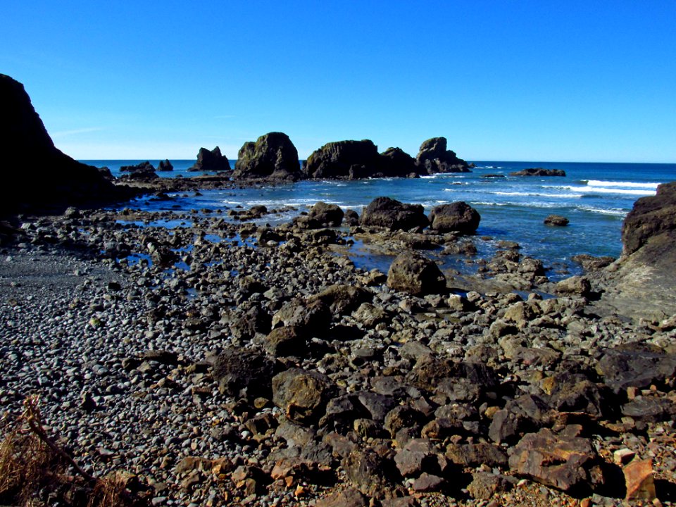Low Tide at Pacific Coast in OR