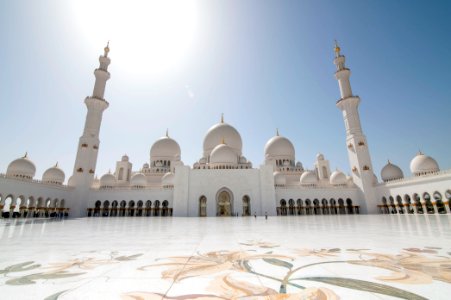 Grand Mosque in Abu Dhabi photo