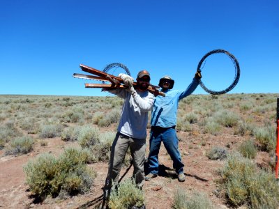 BLM Applegate Field Office Fence Removal photo