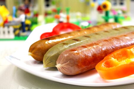 Sausage roasted food