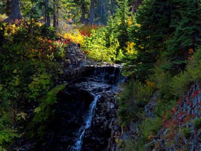 Waterfall at Artist Point in WA