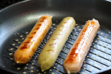 Food sausage roasted