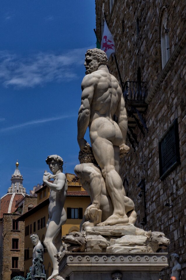 Sculptures florence uffizi