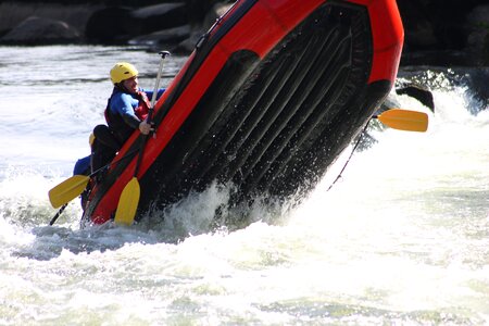 Sport rafting risk photo