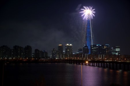 Lotte Tower Firework photo