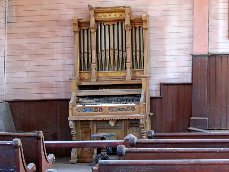 Methodist Church at Bodie Ghost Town in CA
