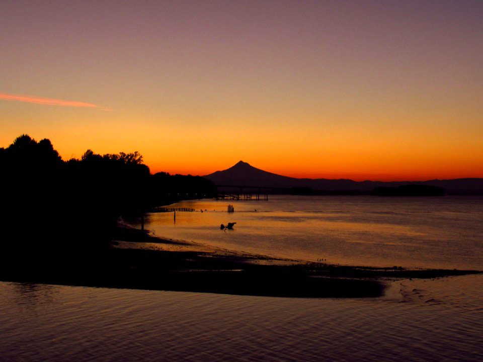 Sunrise at Columbia River