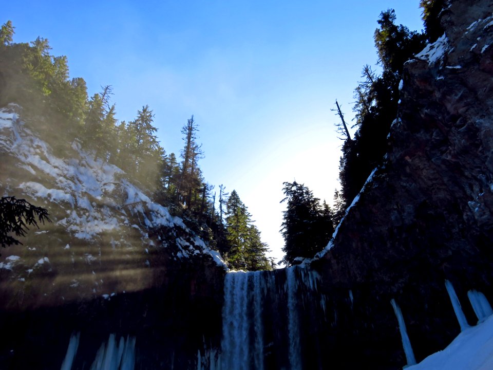 Tamanawas Falls Trail at Mt. Hood in Oregon