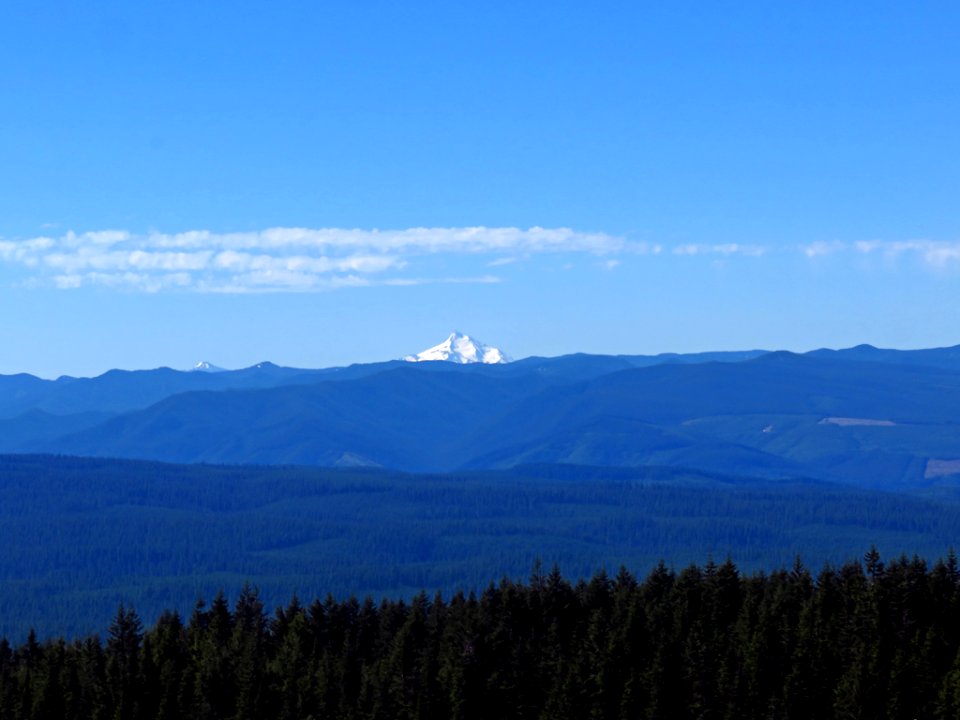 Mt. Jefferson from Larch Mountain in Oregon