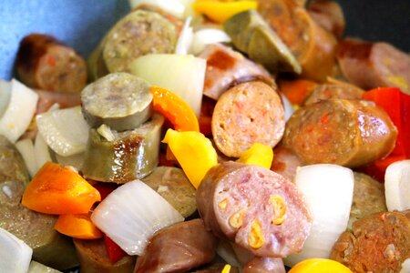 Sausage food roasted