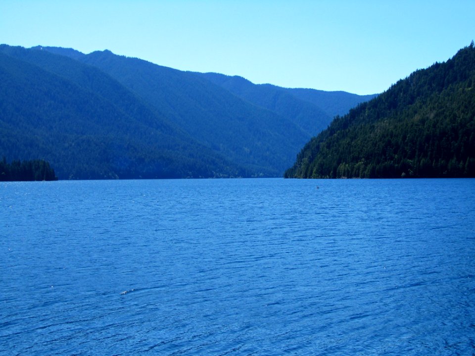 Lake Crescent at Olympic NP in WA