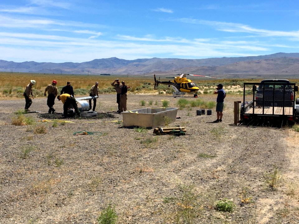WINNER: BLM Heli 553 Sling Training, Post Long Valley Fire, Eagle Lake Field Office