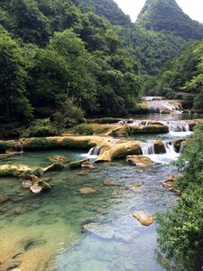 Chinese landscape scenery water flow photo