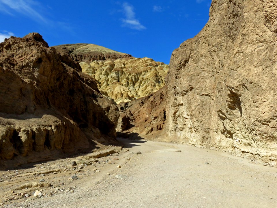 Golden Canyon at Death Valley NP in California