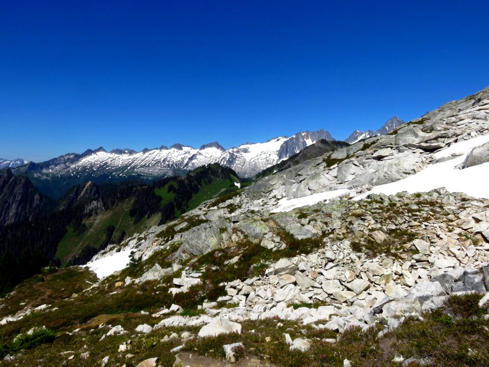 Hidden Lake Trail at North Cascades NP in WA